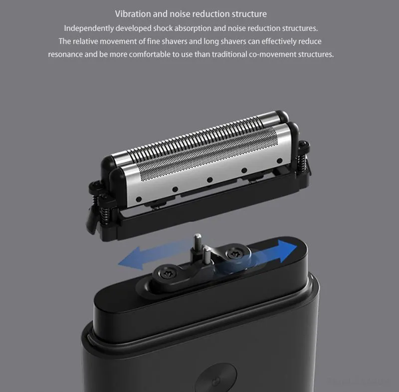 Xiaomi Mijia Portable Electric Shaver Trimmer for Wet and Dry Shaving