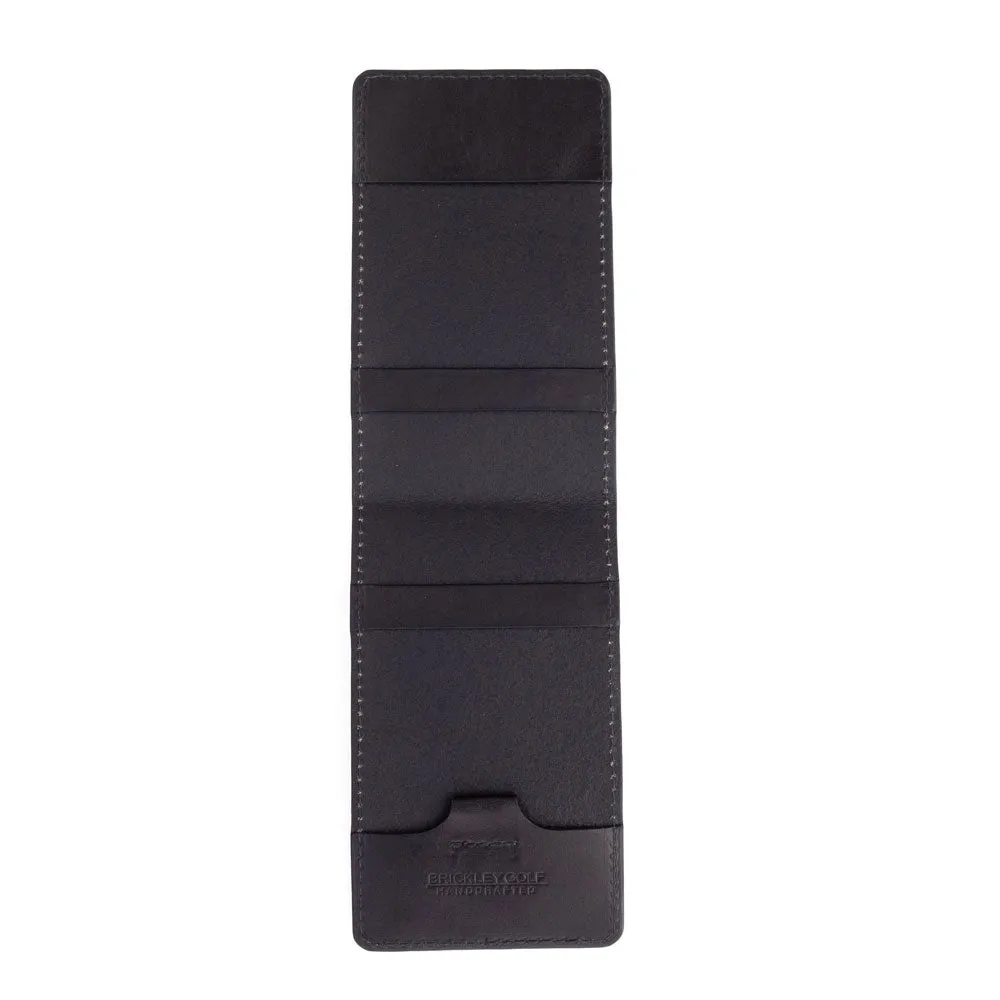 Yardage Book Cover - Classic Black Leather