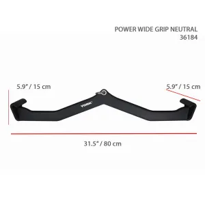 York Barbell | Power Wide Grip - Neutral Cable Attachment - 31.5"
