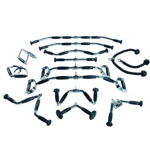 York Barbell | Pro Style Cable Attachment Club Pack - 15pc