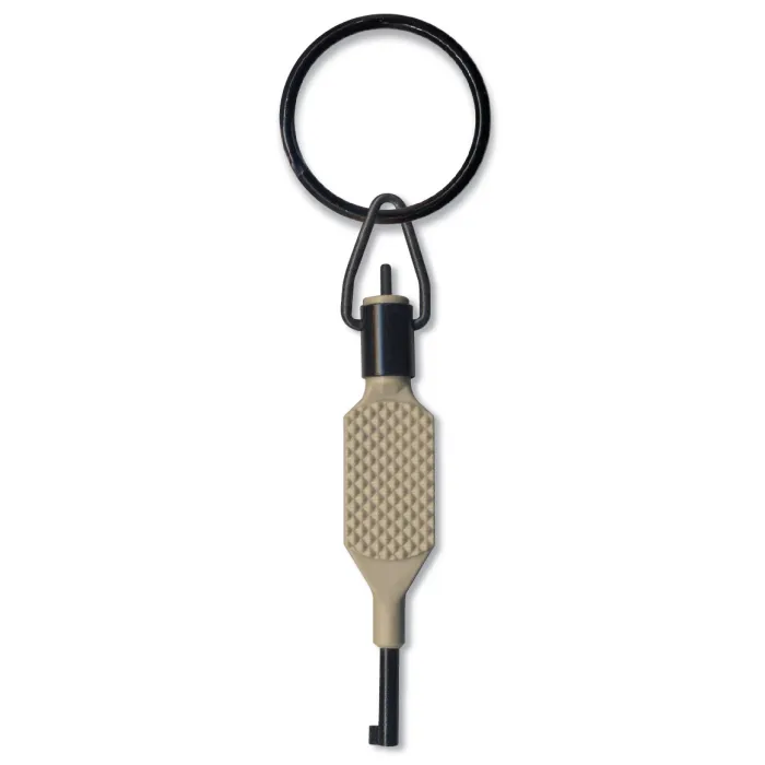 Zak Tool Knurled Flat Grip Swivel Handcuff Key